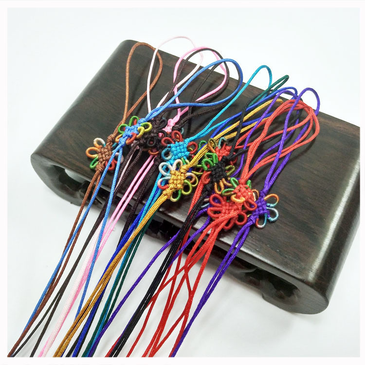 低价售中国结 玉线定型结 小花结半成品书签中国结手工艺品