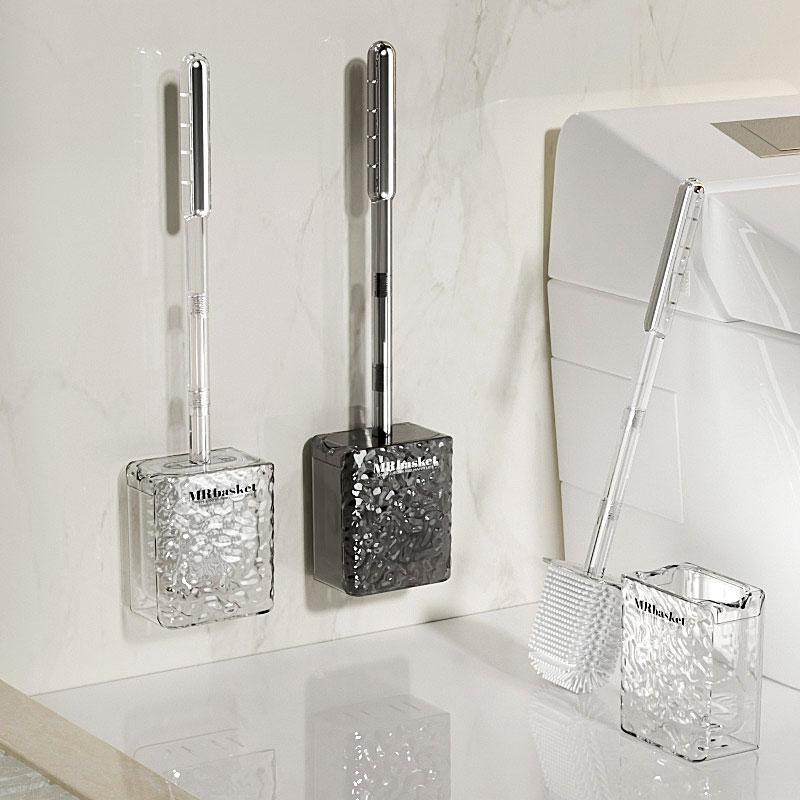 马桶刷家用无死角2024新款壁挂式清洁刷硅胶洁厕刷卫生间厕所刷子