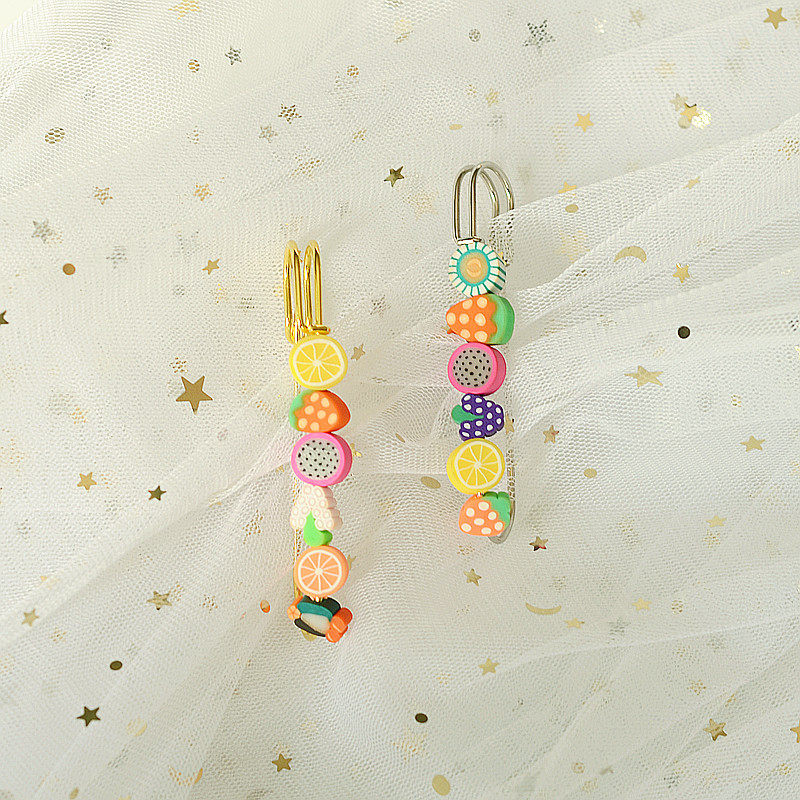 可爱软陶糖果色胸针日韩卡通小配饰女胸花外套别针毛衣大衣装饰品