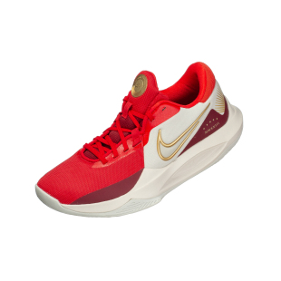 NIKE PRECISION 6 舒适缓震低帮实战篮球鞋红白 DD9535-006