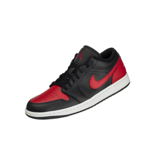 JORDAN 1 LOW AJ1 百搭复古低帮篮球鞋黑红 553558-067