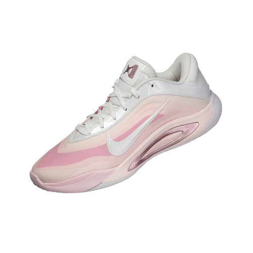 NIKE A’ONE EP 舒适减震低帮篮球鞋男女同款粉白 FZ8606-101