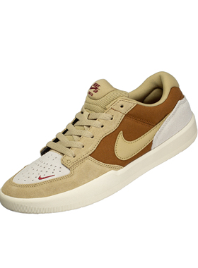 NIKE SB FORCE 58 舒适百搭低帮复古板鞋棕色男女同款 DV5477-202