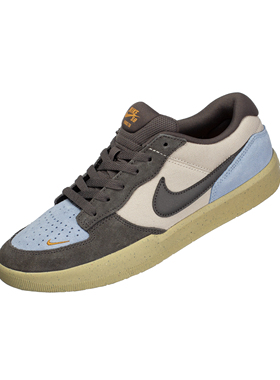 NIKE SB FORCE 58 舒适百搭低帮板鞋男女同款蓝棕色 DV5477-102