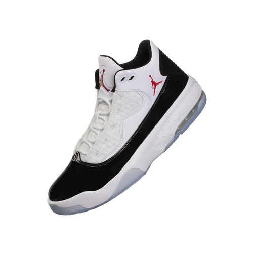 Air Jordan Max Aura 2 中帮 复古篮球鞋 男款 黑白 CK6636-107