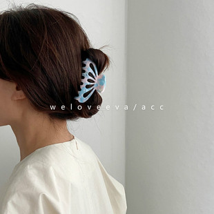 weloveeva/acc韩国饰品 france handmade彩混色发夹发抓