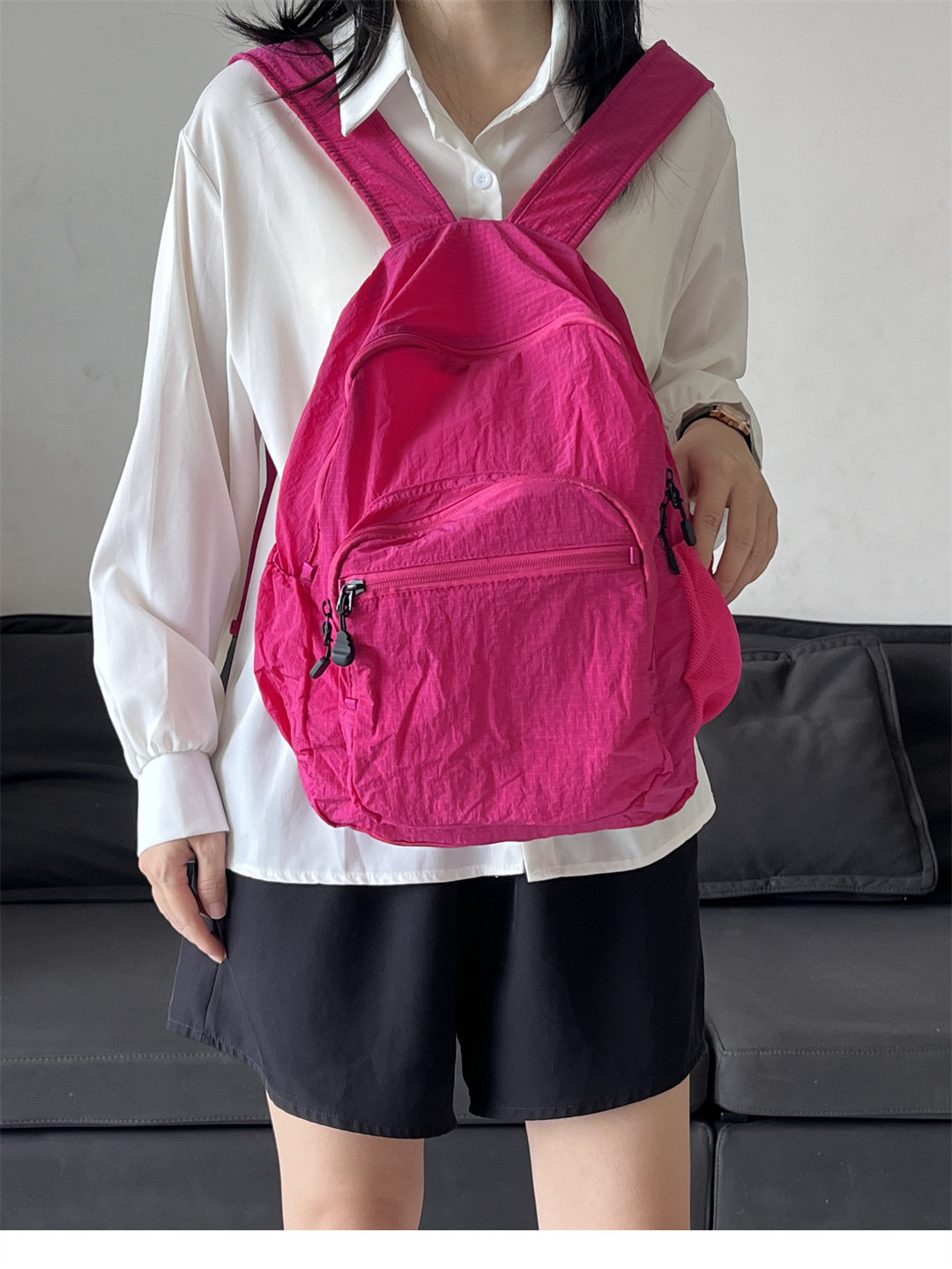 轻便防水双肩包可折叠背包大容量健身包旅行包轻盈速干户外包书包,箱包皮具/热销女包/男包,双肩背包,淘宝优惠券,粉丝福利购,淘宝优惠卷