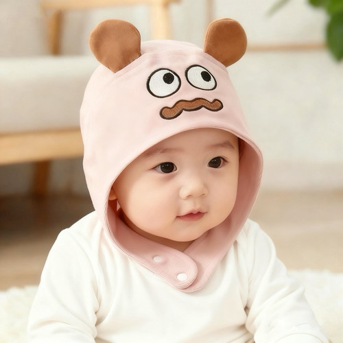 婴儿帽子春秋冬0-1岁男女宝宝