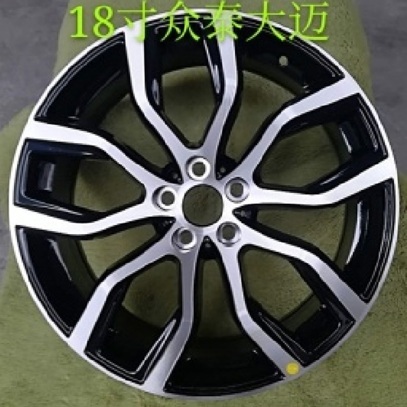 18寸众泰T600原装铝合金轮毂众泰大迈X7大迈X5众泰Z300铝合金轮毂