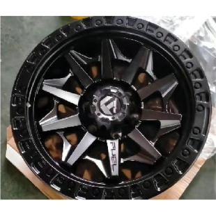 FUEL越野轮毂改装牧马人FJ坦克300陆巡DMAX猛禽F150普拉多17 18寸