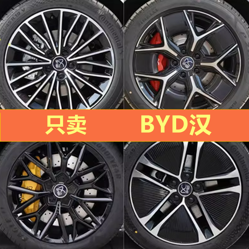 适用于比亚迪汉轮毂DMI汉EV汉DM-i 轮毂19寸汽车钢圈铝合金千山翠