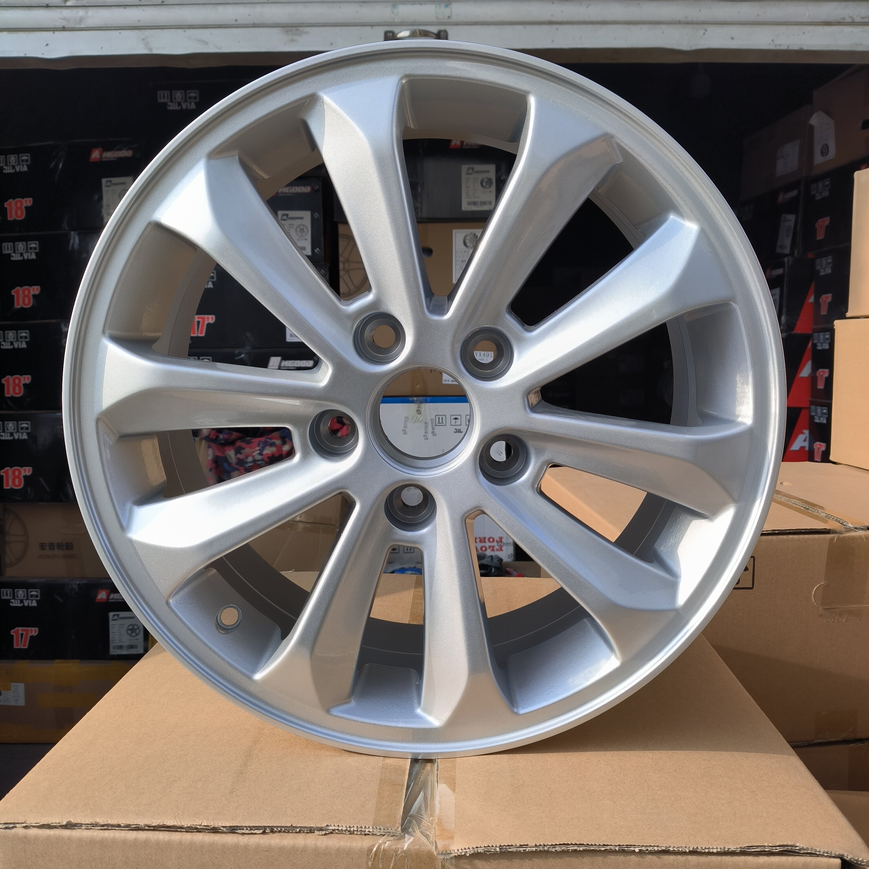 适配16寸比亚迪速锐秦新能源轮毂BYD80100宋MAX18寸元S6S7钢圈