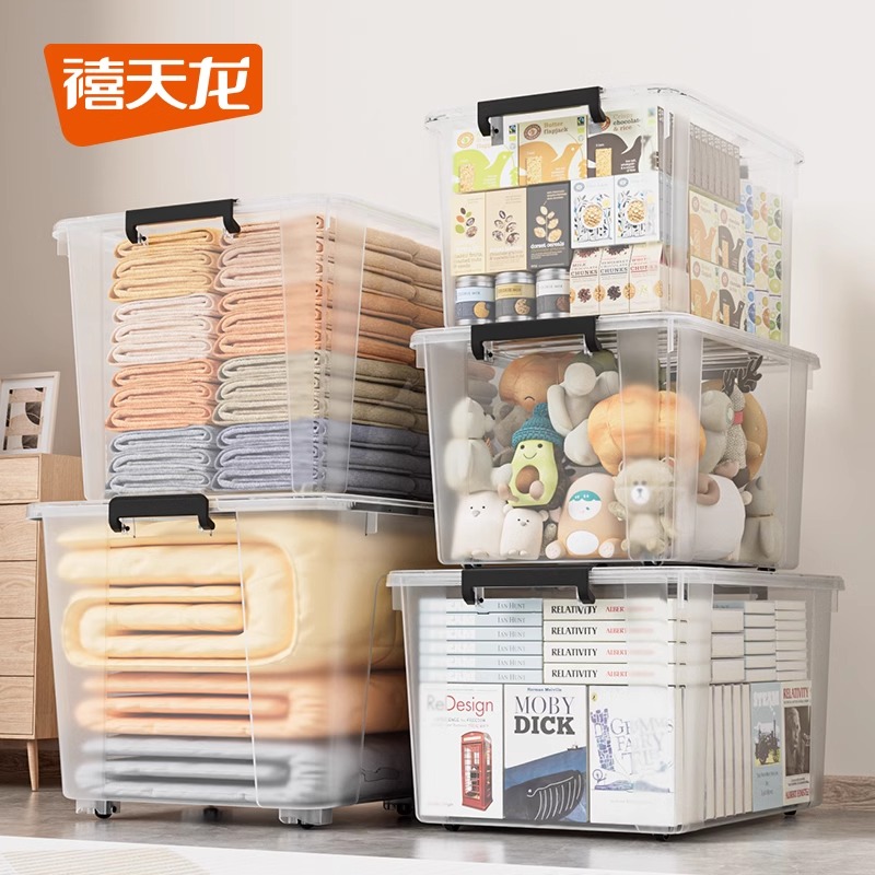 禧天龙透明多规格围典收纳箱