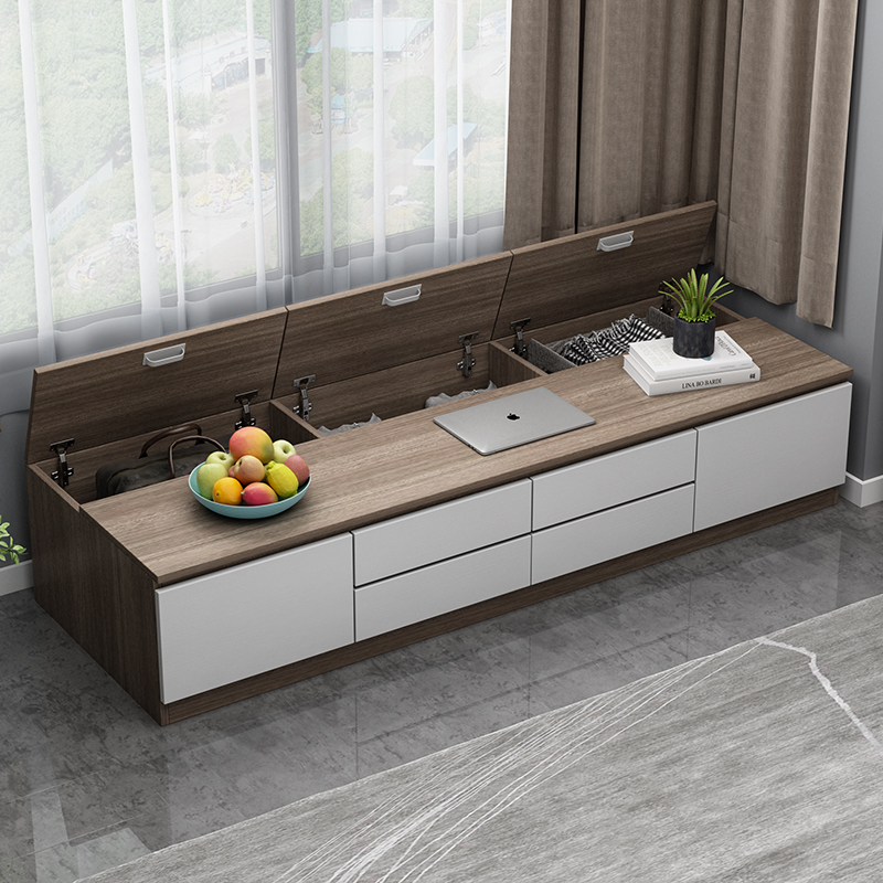 实木飘窗储物柜可坐人可睡高承重