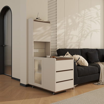 奶油风沙发侧边柜客厅可移动边几