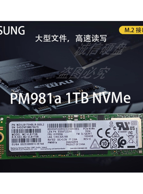 Samsung/三星 PM981a 801 980PRO 1T PCI NVMESSD固态硬盘PM9A1