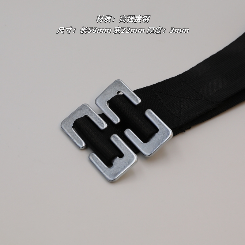 汽车儿童安全座椅配件五点式固定器安全带肩带锁扣日字扣工型扣