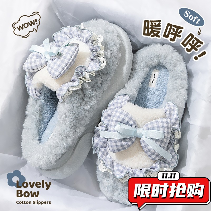 男款加厚棉拖鞋秋冬季2025新款季室内家居保暖防滑防臭静音棉ZX28