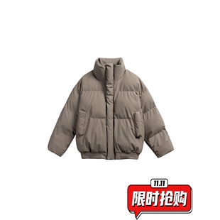 美式pu皮保暖棉服男女冬季潮牌宽松新年红加厚立领棉衣外套男ER23