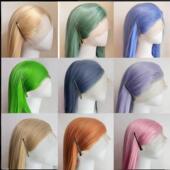 13×4大蕾丝Cos表演高温丝假发毛胚做造型自然 手勾cos假发