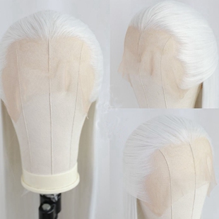 美人尖三尖古装假发 大面积手钩自由分前蕾丝 表演拍戏造型长直发