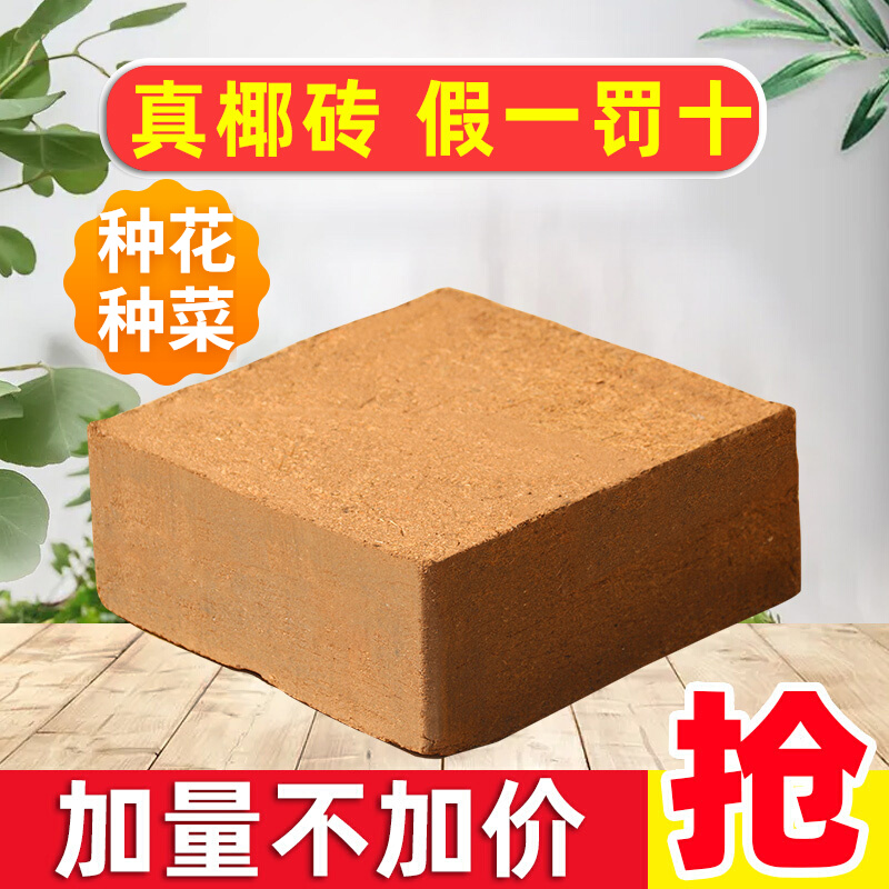 椰砖营养土阳台种菜脱盐通用型