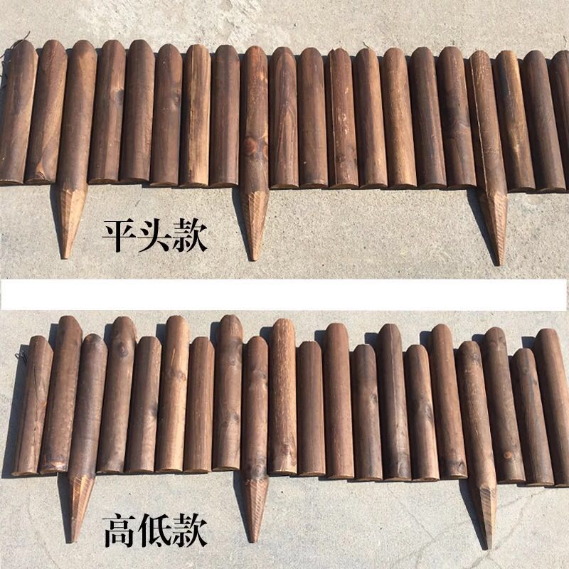 实木栅防腐木栏小花园围栏杆绿植围墙护栏杆欧式篱笆围挡庭院户外图片