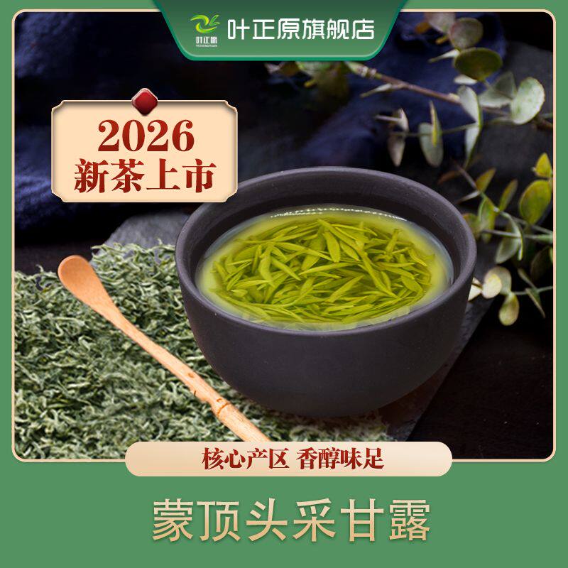 2026新茶 蒙顶甘露头采春茶 四川蒙顶山特级甘露  碧螺春类绿茶