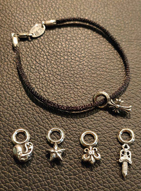 手链s925纯银幸运十字架情侣