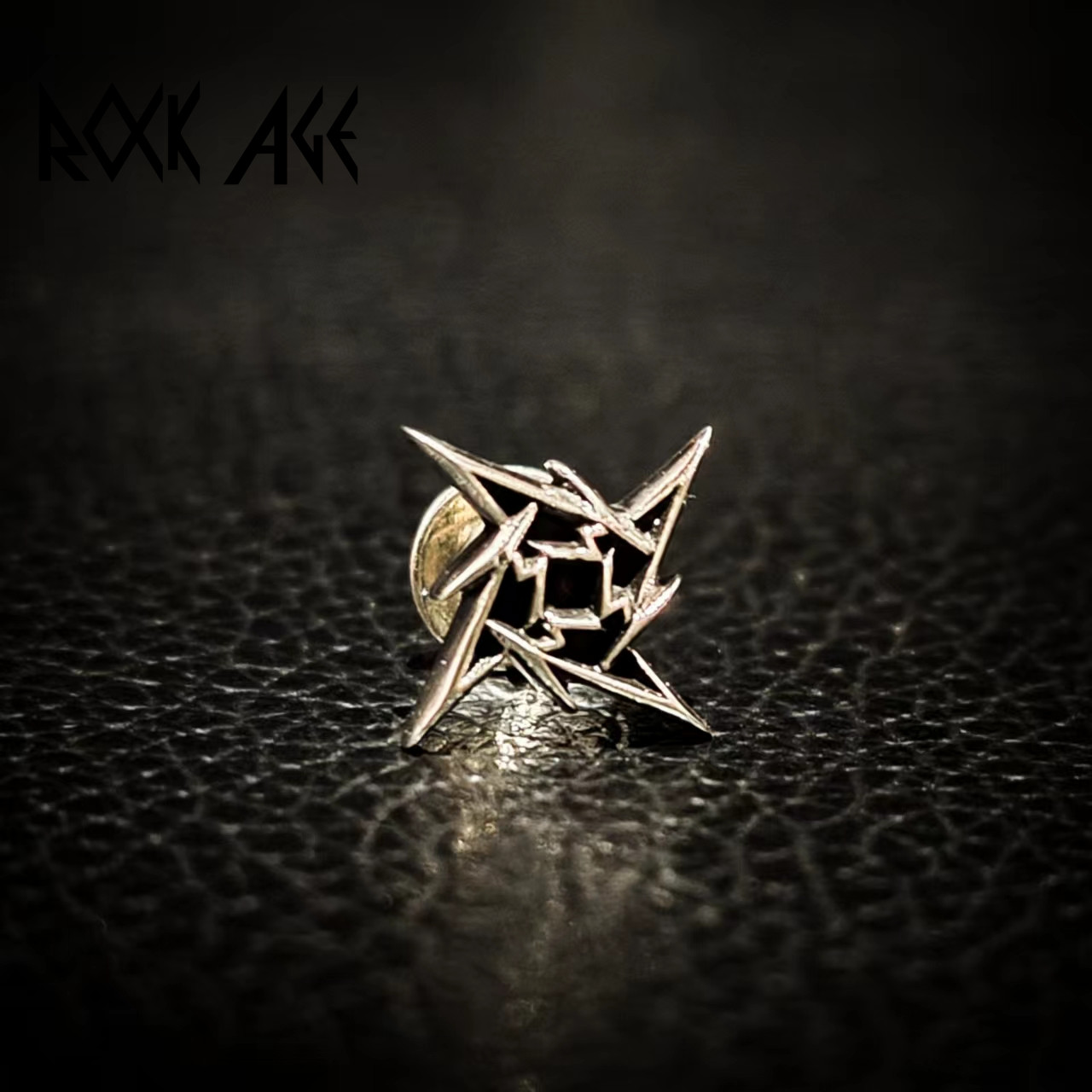 星星耳钉ROCKAGE纯银金属乐队