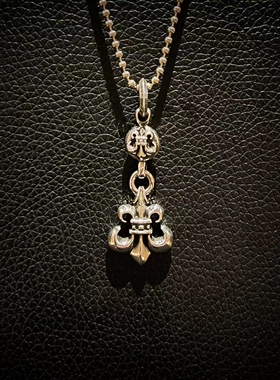 十字克罗伈纯银925项链