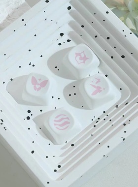 无畏契约瓦罗兰特键帽个性暮蝶贤者芮娜捷风可爱十字机械键帽