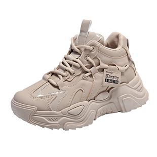 踩屎感老爹鞋女莆田鞋2025新款春秋爆款休闲运动鞋增高时尚高帮鞋