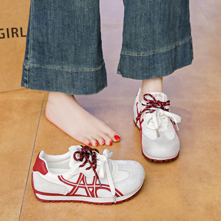 春款女鞋爆款运动小白鞋2026新款小红鞋休闲阿甘鞋百搭超火德训鞋
