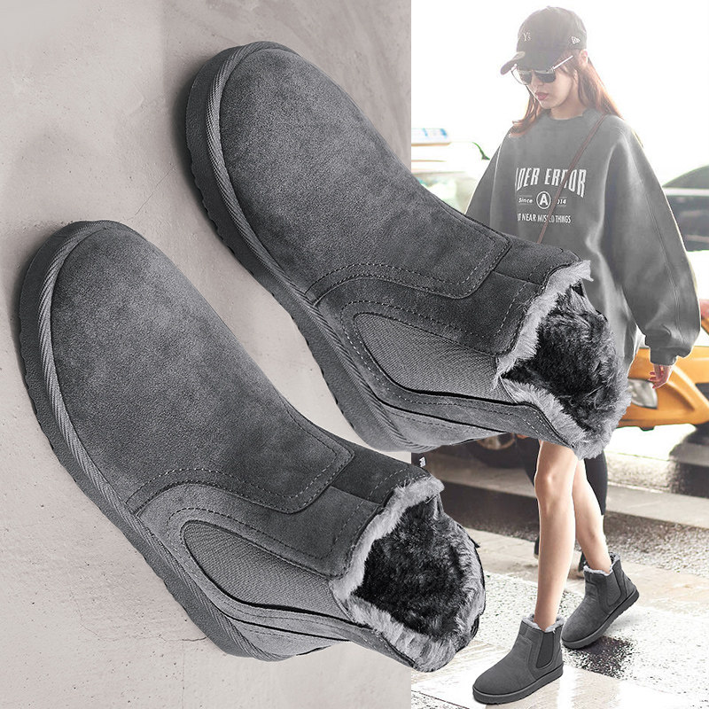 东北大棉鞋女冬季加绒加厚雪地靴防水防滑宽松孕妇短靴大码41-43,女鞋,时尚雪地靴,淘宝优惠券,粉丝福利购,淘宝优惠卷