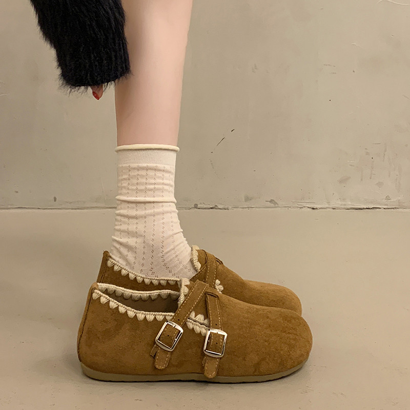 勃肯鞋女2026新款春秋复古平底单鞋大码41一43外穿防滑孕妇鞋软底,女鞋,勃肯鞋/软木鞋,淘宝优惠券,粉丝福利购,淘宝优惠卷