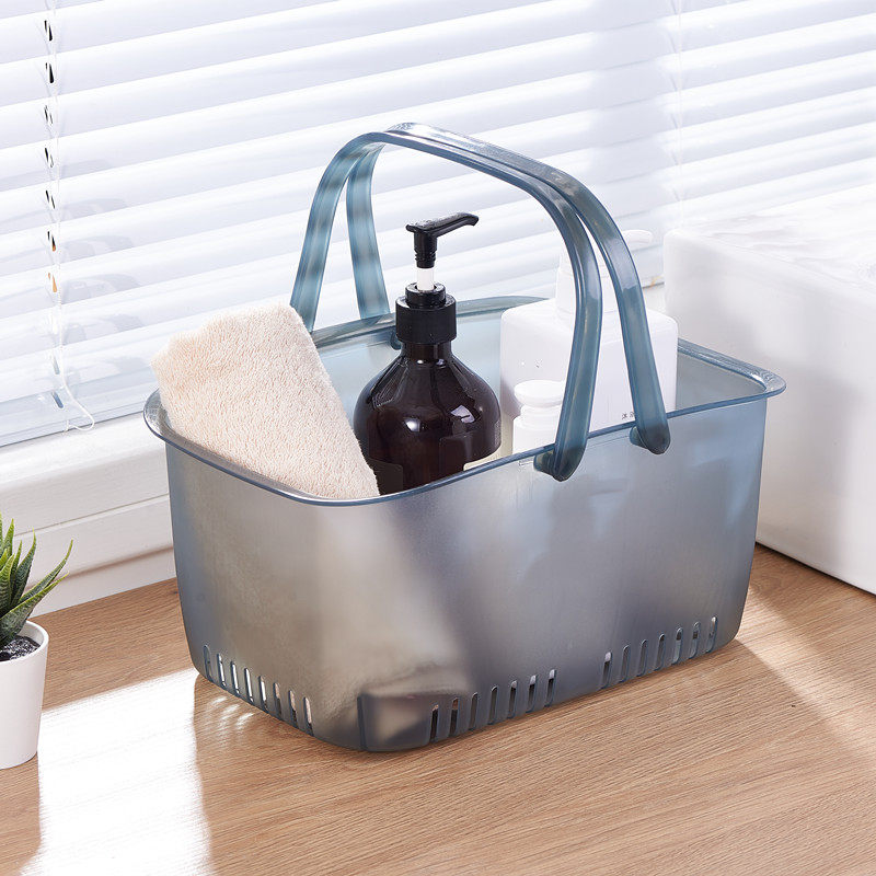 韩式浴室洗澡篮手提沐浴篮收纳筐塑料浴框大容量棕色游泳洗浴篮子,收纳整理,其他收纳篮,淘宝优惠券,粉丝福利购,淘宝优惠卷