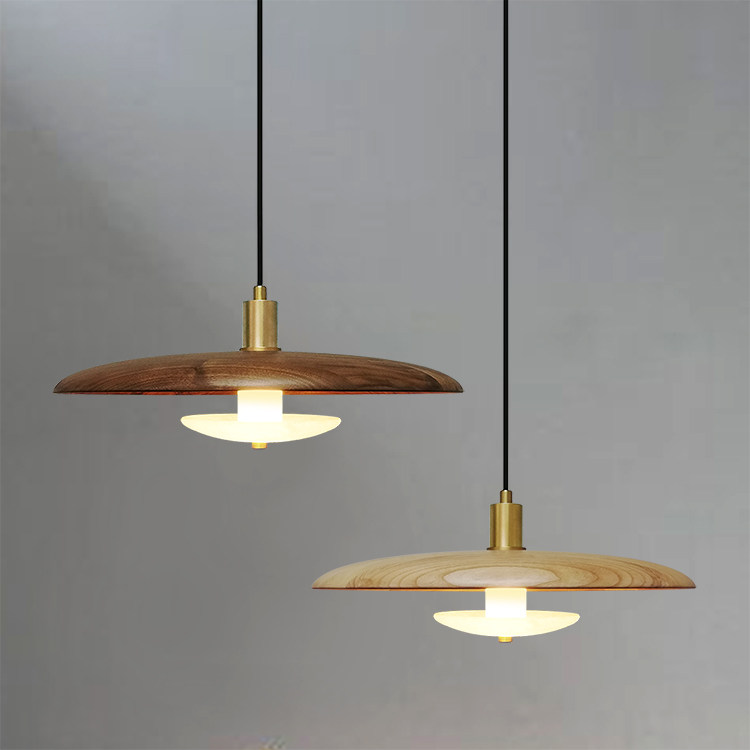 北欧设计师flos飞碟餐厅吊灯轻奢餐桌岛台简约创意茶室实木日式灯,家装灯饰光源,餐厅吊灯,淘宝优惠券,粉丝福利购,淘宝优惠卷