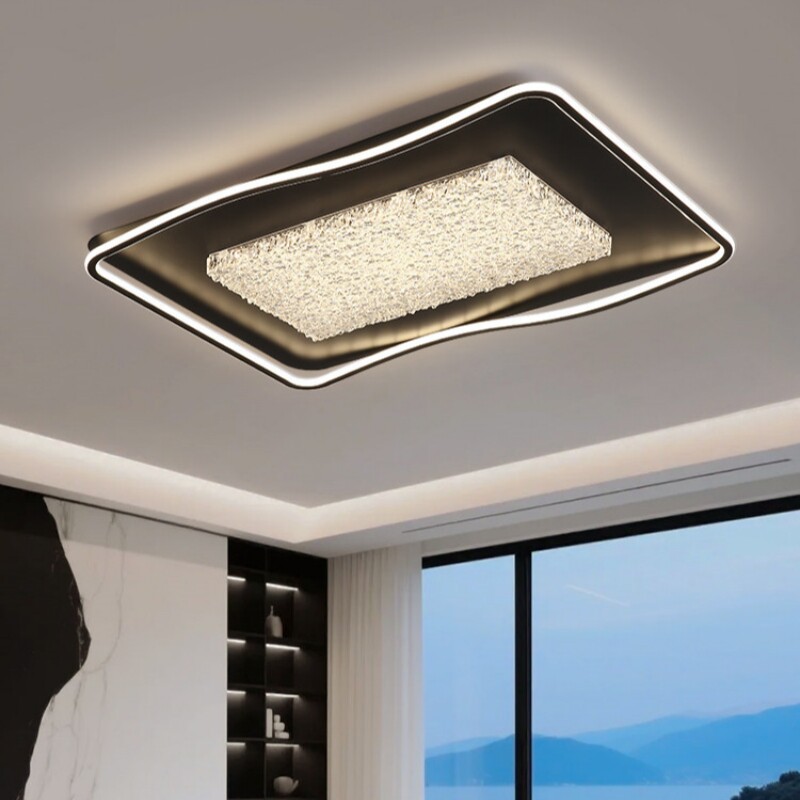 意式极简客厅吸顶灯现代简约大气2026新款家用主灯具全屋套餐组合