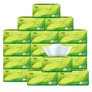 心相印茶语纸抽家用整箱实惠装相印抽纸原浆卫生纸面巾纸家用整箱