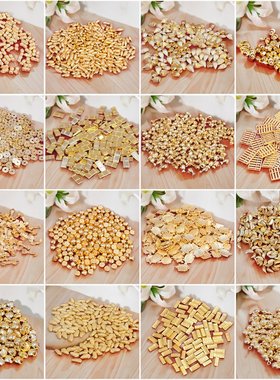 实心小元宝大米花生瓜子如意金砖葫芦聚宝盆填充客厅玄关装饰摆件