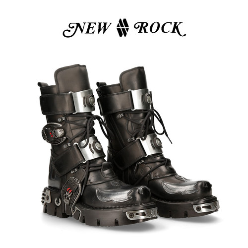 NewRock西班牙定制朋克皮靴