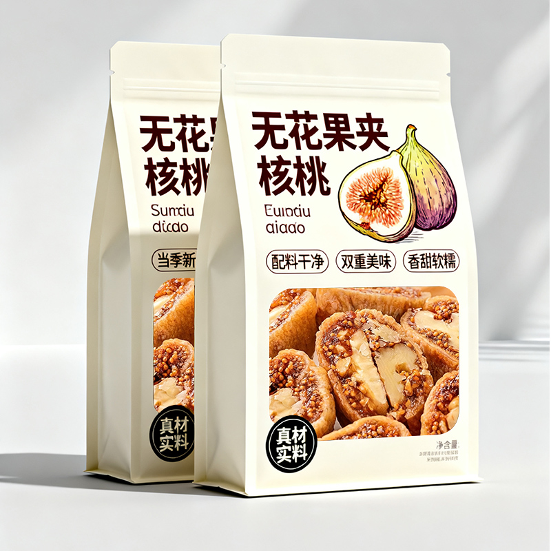 无花果夹核桃新疆特产坚果果干原果原香解馋零食办公室小零食即食
