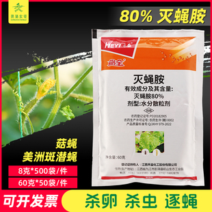江西禾益省全80%灭蝇胺美洲斑潜蝇杀鬼画符地图虫农药杀虫剂