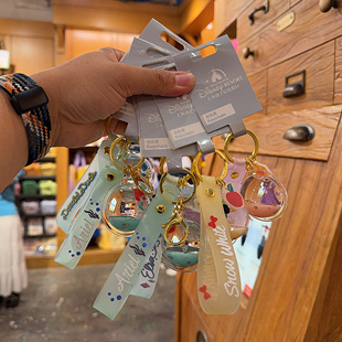 上海迪士尼乐园代购巨萌唐老鸭公主艾莎白雪美人鱼钥匙圈包包挂件