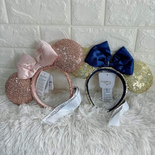 特价上海迪士尼乐园国内发箍米妮亮片发箍头箍发饰游园拍照礼物