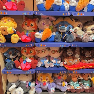 上海迪士尼代购 2025疯狂动物城朱迪尼克毛绒玩具公仔闪电牛局长