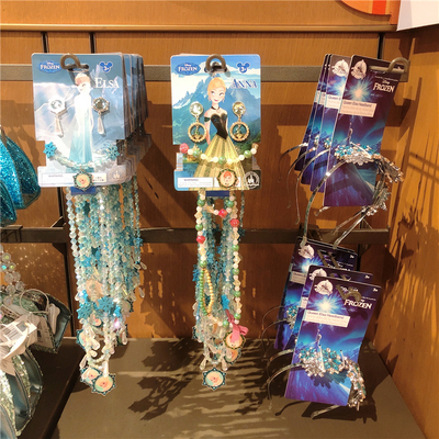 迪士尼艾莎项链安娜耳钉发箍