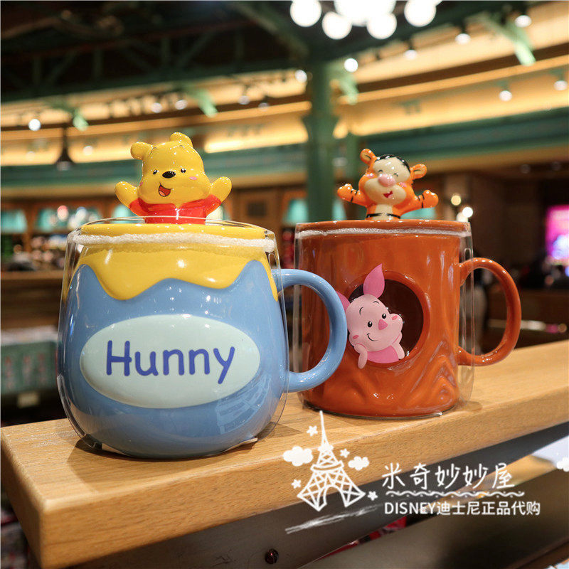 上海带盖卡通风陶瓷马克杯