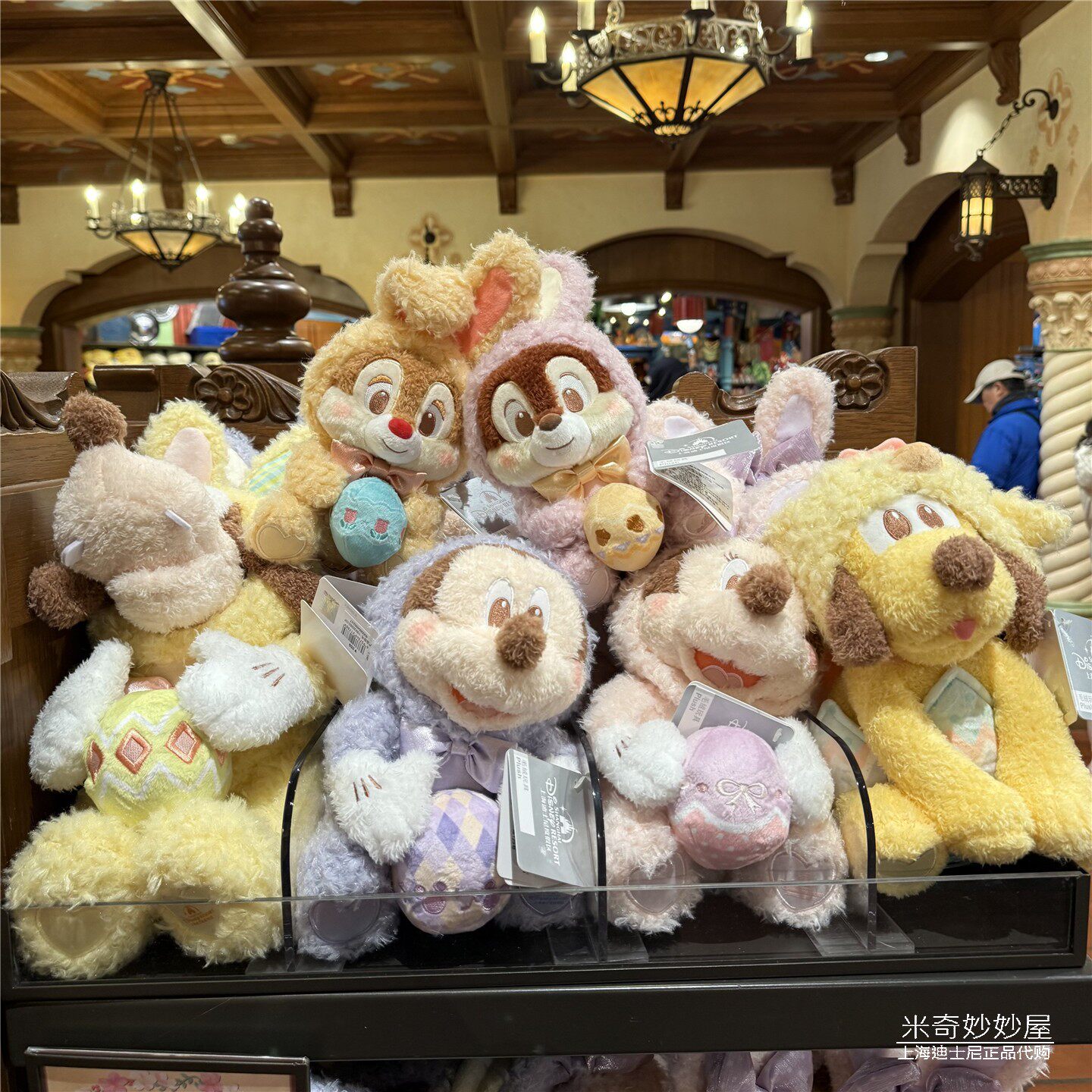 上海迪士尼国内代购2026春日彩蛋米奇高飞奇奇唐老鸭毛绒公仔玩偶